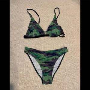 C COABALLA Camouflage,Women's Bikini Set